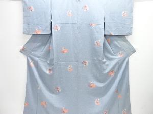 抽象花模様小紋着物